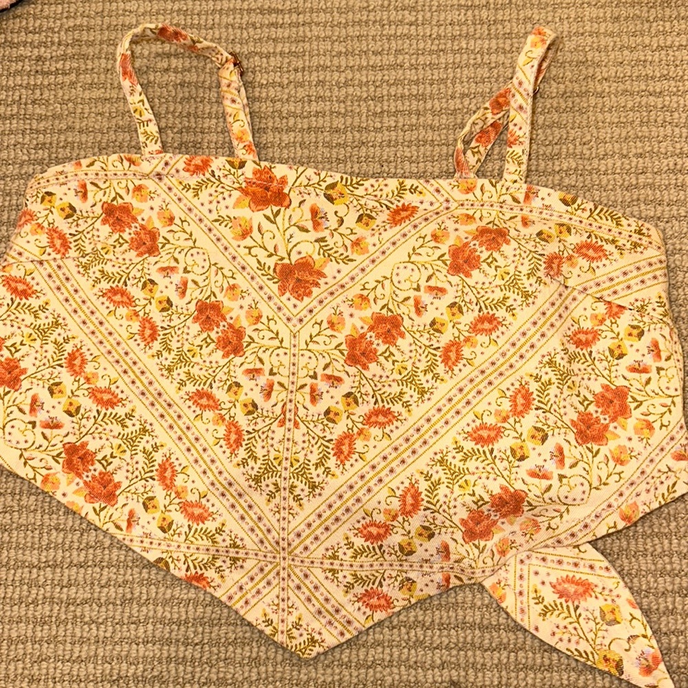 Show me your mumu hanker chief tie top